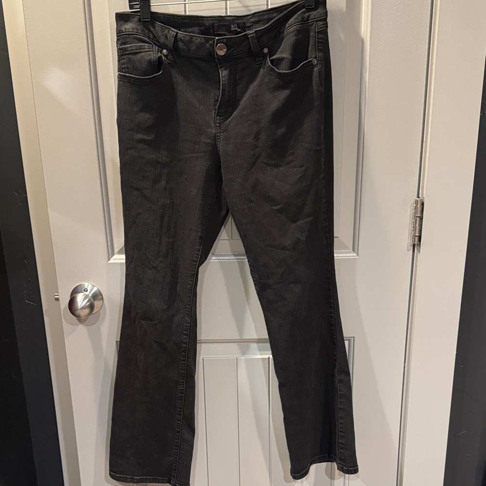 1822 Denim Charcoal Flare Jeans
